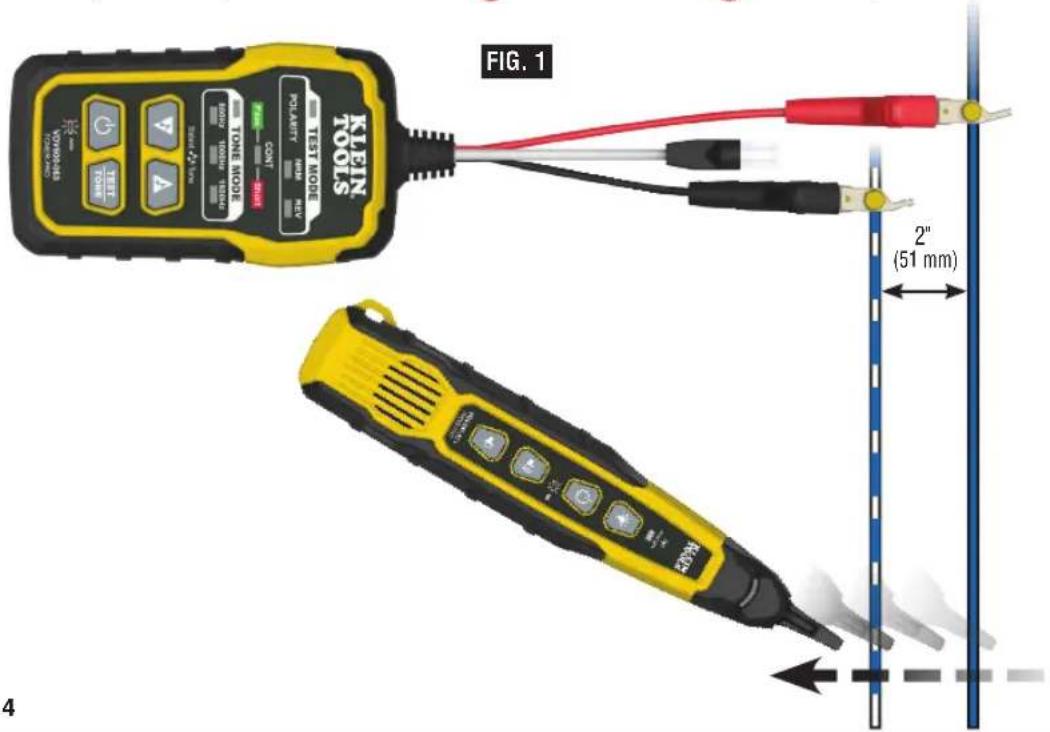 Klein Tools VDV500-123 - TRACING PAIRED WIRES (FIG.1) - 1
