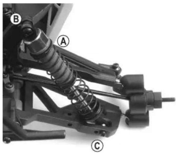 Reely Stagger - Setting the rear axle toe: - 1