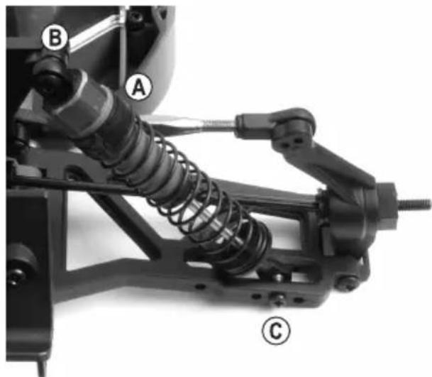 Reely Stagger - Setting the rear axle toe: - 2