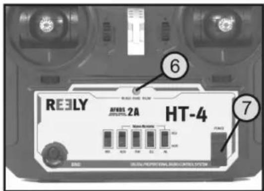 Reely HT-4 - b) Mise en marche de l'émetteur - 1