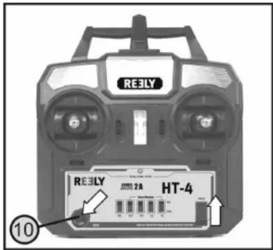 Reely HT-4 - Procedez comme suit pour exécuter la fonction Binding : - 3