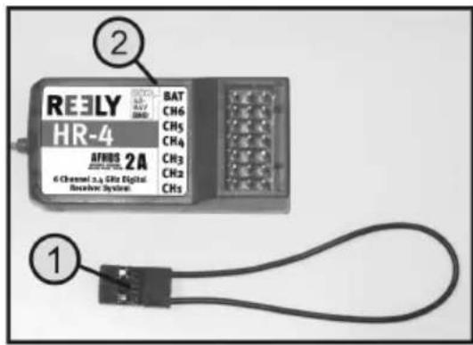 Reely HT-4 - Procedez comme suit pour exécuter la fonction Binding : - 2
