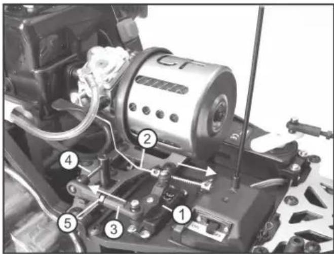 Reely Carbon Fighter III - Check, the following positions regularly after several drives: - 1