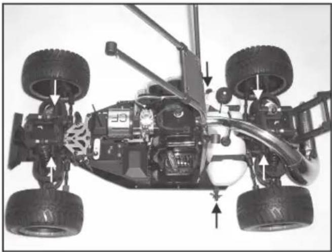 Reely Carbon Fighter III - a) Carrosserie verwijderen - 1