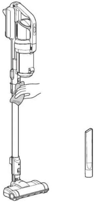 WOOZOO SCD-130P - Cuerpo principal, exterior del cabezal para suelos y boquilla estrecha - 1