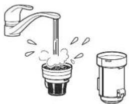 WOOZOO SCD-130P - Entfernen Sie den Staub und waschen Sie die Zykloneneinheit und das Staubbehältergehäuse mit Wasser - 1