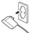 WOOZOO SCD-130P - Insert the charging adapter into the socket - 1