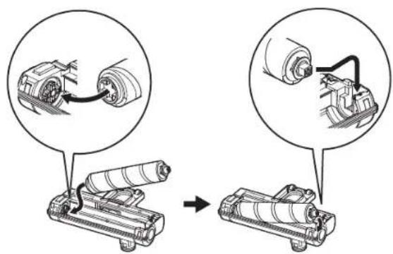 WOOZOO SCD-130P - Bringen Sie die weiche Bürstenrolle an - 1