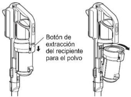 WOOZOO SCD-130P - Retire el recipiente para el polvo - 1