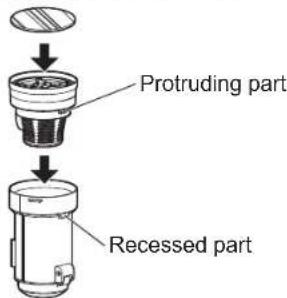 WOOZOO SCD-130P - Assemble the dust cup in the reverse order of the removal procedure - 1