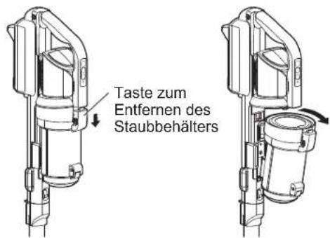 WOOZOO SCD-130P - Entfernen Sie den Staubbehälter vom Hauptgehäuse - 1