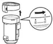 WOOZOO SCD-130P - Remove the upper case of the dust cup - 1
