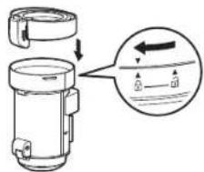 WOOZOO SCD-130P - Assemble the dust cup in the reverse order of the removal procedure - 2