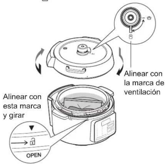 WOOZOO PC-MA3 - Coloque el recipiente interior en la olla y cierre la tapa. - 1