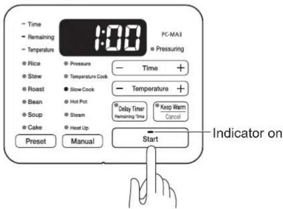 WOOZOO PC-MA3 - Press the start button - 1