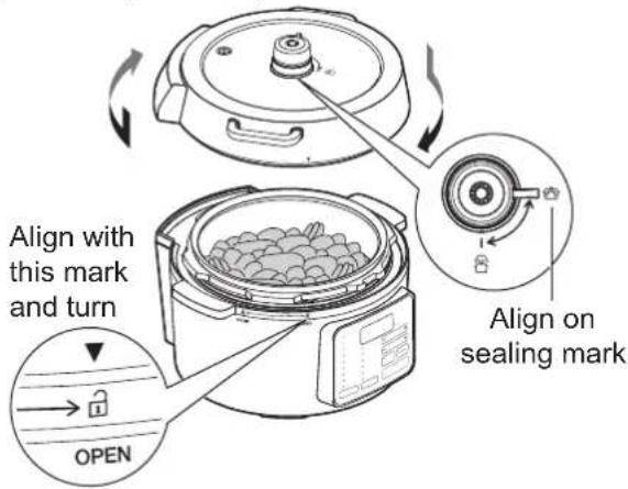 WOOZOO PC-MA3 - Install the inner pot in place, and close the lid - 1