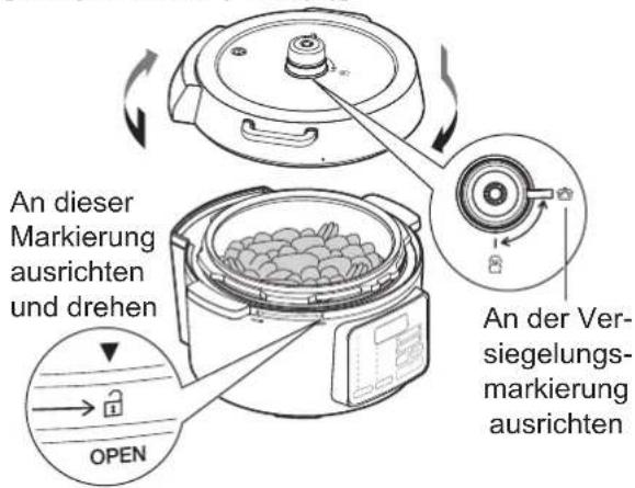 WOOZOO PC-MA3 - Setzen Sie den Innentopf ein und schließen Sie den Deckel. - 1