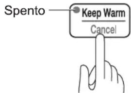 WOOZOO PC-MA3 - ■ Come disattivare la funzione Keep Warm (Mantieni caldo) - 1