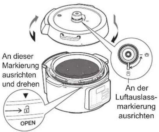 WOOZOO PC-MA3 - Setzen Sie den Innentopf ein und schließen Sie den Deckel. - 1