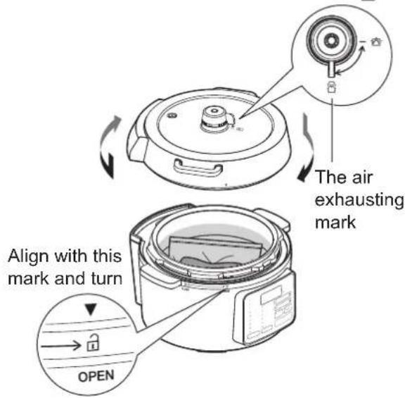 WOOZOO PC-MA3 - Place the inner pot to the cooker and close the lid - 1