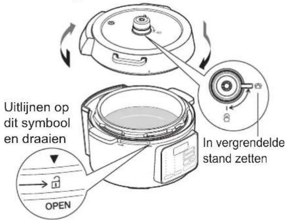 WOOZOO PC-MA3 - Zet de binnenpan op zijn plaats en sluit het deksel - 1