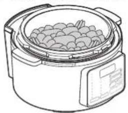 WOOZOO PC-MA3 - Open the lid, put ingredients to the inner pot and set it to the cooker - 1