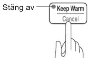 WOOZOO PC-MA3 - ■ Stänga av funktionen för att hålla mat varm - 1