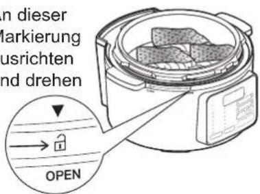 WOOZOO PC-MA3 - Legen Sie die Zutaten nebeneinander auf den Dämpfeinsatz und schließen Sie den Deckel - 2