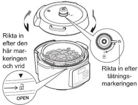 WOOZOO PC-MA3 - Montera innergrytan och stäng locket. - 1