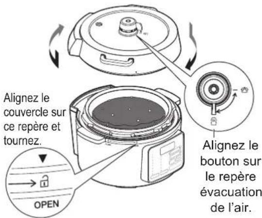 WOOZOO PC-MA3 - Installez la cuve intérieure et fermez le couvercle. - 1