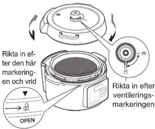 WOOZOO PC-MA3 - Montera innergrytan och stäng locket. - 1