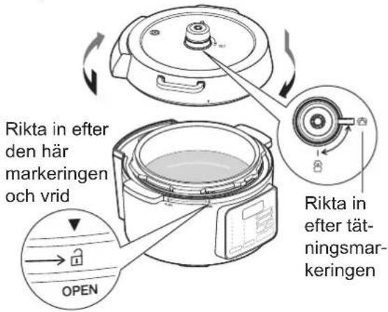 WOOZOO PC-MA3 - Montera innergrytan och stäng locket. - 1