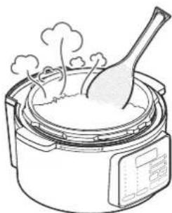 WOOZOO PC-MA3 - Once cooking is finished, immediately separate out the rice from the inner pot - 2