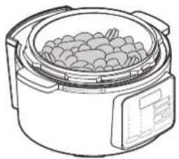 WOOZOO PC-MA3 - Open het deksel, doe ingrediënten in de binnenpan en zet deze in de multicooker - 1