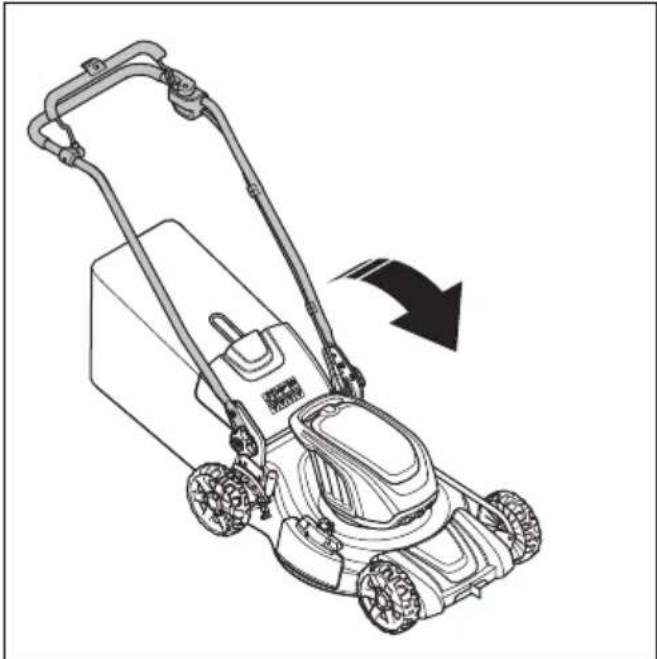 HUSQVARNA LC 251iS - So bringen Sie das Gerät in die Transportposition - 2