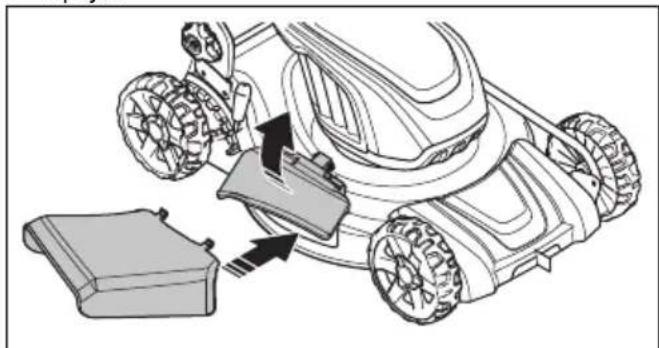 HUSQVARNA LC 251iS - Trecerea produsului în modul de descărcare laterală - 2