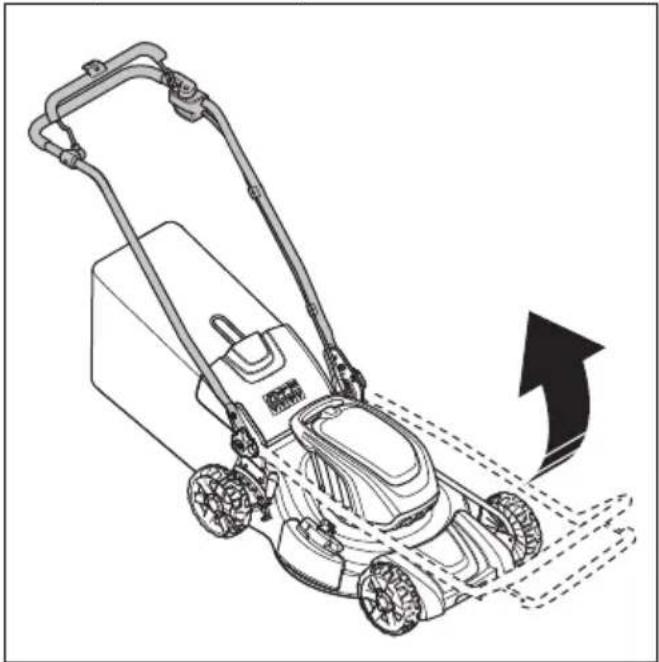 HUSQVARNA LC 251iS - Ajuste del producto en la posición de funcionamiento - 1