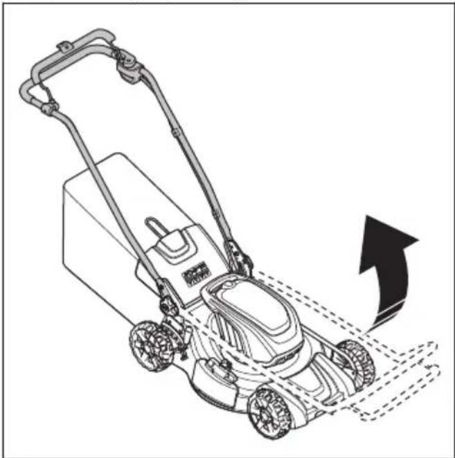 HUSQVARNA LC 251iS - Product in de werkstand zetten - 1
