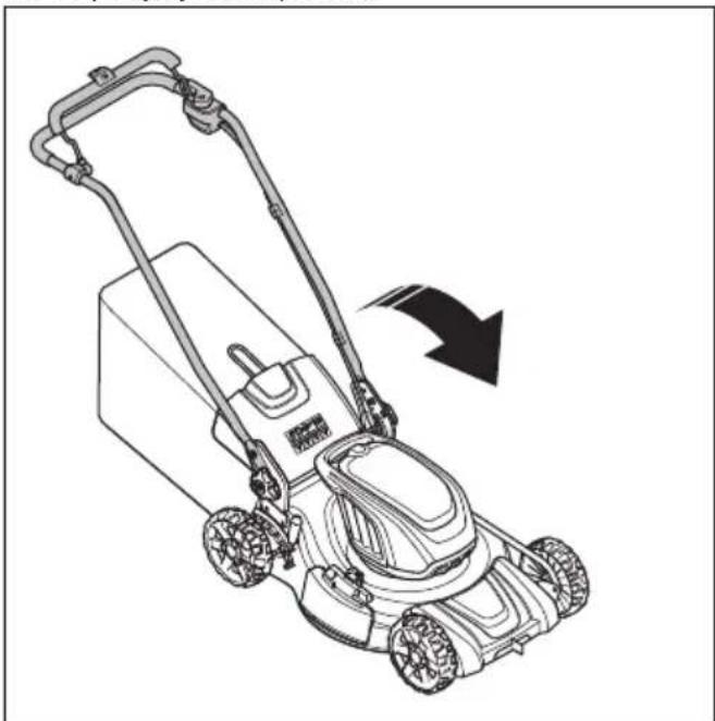HUSQVARNA LC 251iS - Ustawianie urządzenia w pozycji transportowej - 2