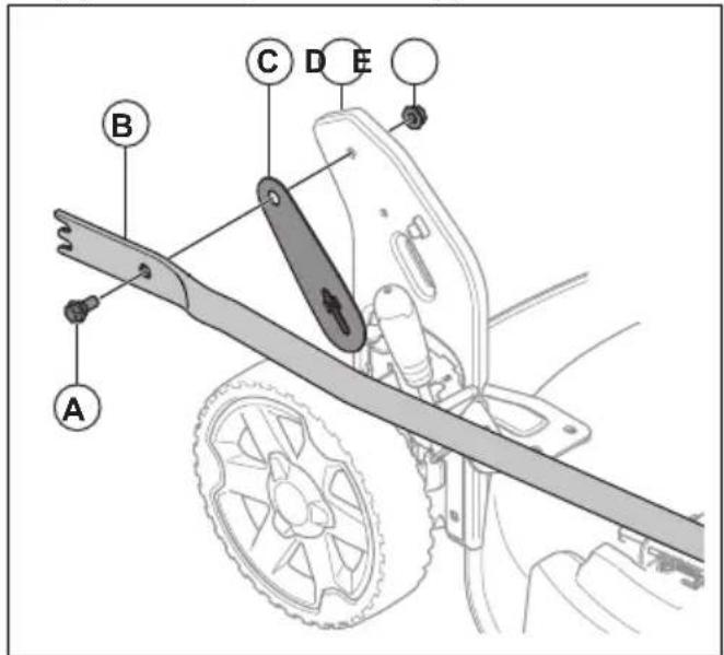 HUSQVARNA LC 251iS - Montera handtaget - 3