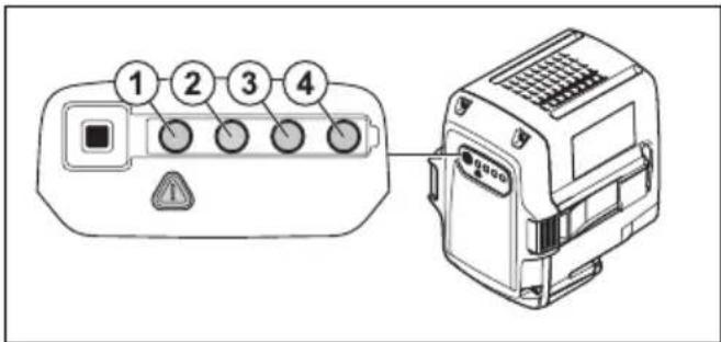 HUSQVARNA LC 251iS - Battery status - 1