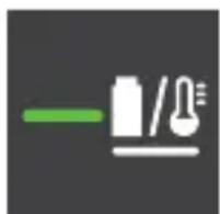 HUSQVARNA Aspire P4A 18-C50 - Voyant vert fixe de l'indicateur de charge de la batterie - 1