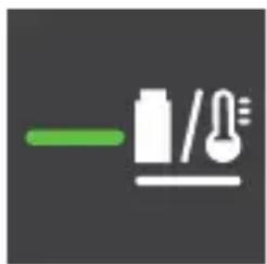 HUSQVARNA Aspire P4A 18-C50 - Continu lichtgroene accu- laad-indicator - 1