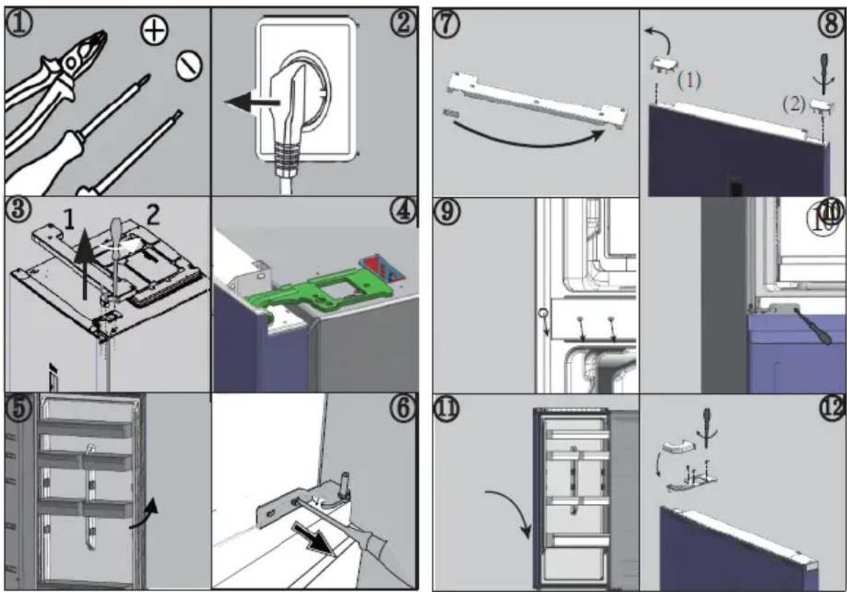 CANDY CNCQ2T620DX - Assembly steps - 1