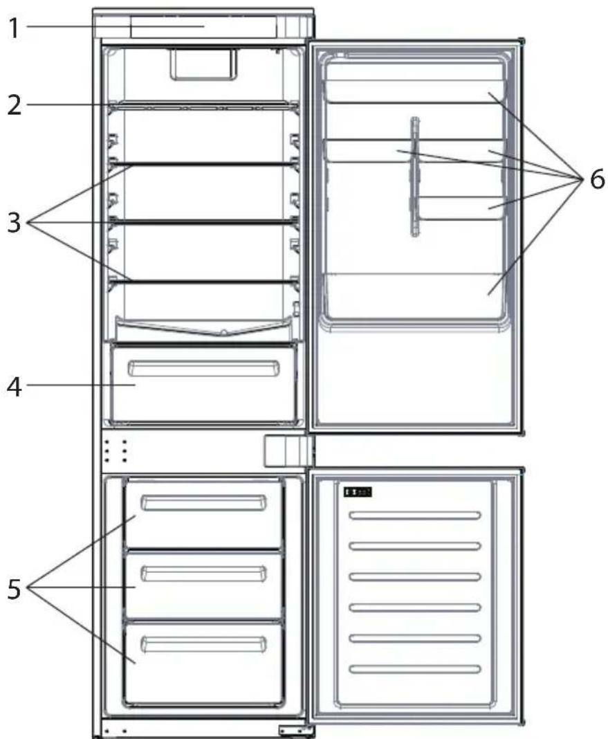 CANDY CRFL4518DWF - DESCRIPTION DU PRODUIT - 1