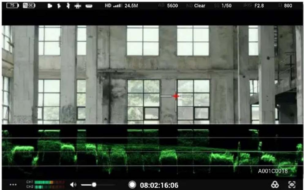 DJI High-Bright Remote Monitor - Definições do assistente de exposição/assistente de focagem - 3