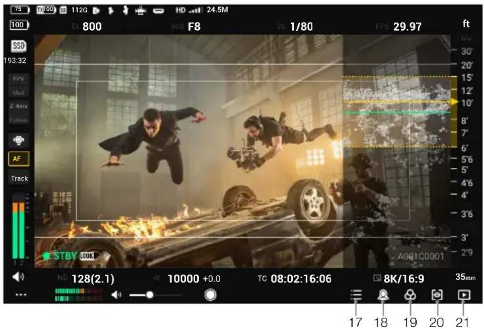DJI High-Bright Remote Monitor - 監看介面 - 3