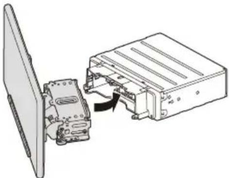 SONY XAV-AX8500 - Fixation de l'écran à l'appareil - 1