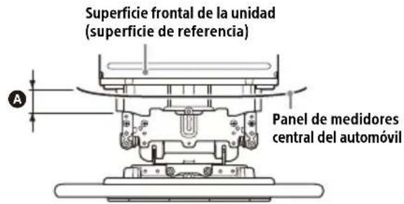 SONY XAV-AX8500 - Asegurar la ubicación de montaje de la unidad - 1
