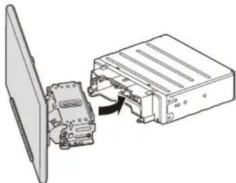 SONY XAV-AX8500 - ③ Verificar las posiciones de montaje de la pantalla - 1